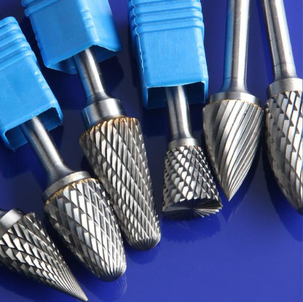 6mm Carbide Burrs for Metal Drilling 1/4 Power Tools Sintered Tungsten Rotary Burr Set