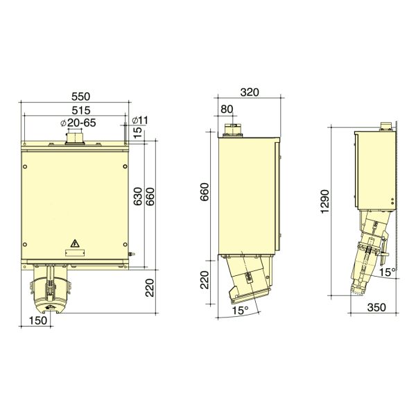 5П 250А ИП67 380В установленная стена коробки гнезда Поверсинтакс терминального блока штепсельной вилки сильнотоковая