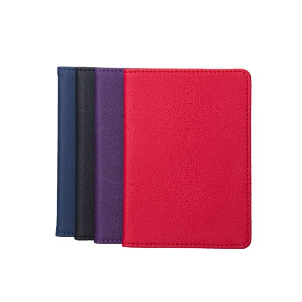 customized advertising LOGO Business passport holder high-grade passport cover PU ticket holder short passport bag