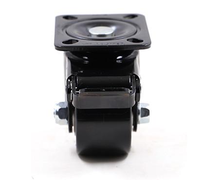600kg Swivel Plate Caster Wheels 63mm Low Profile Heavy Duty Casters With Brake