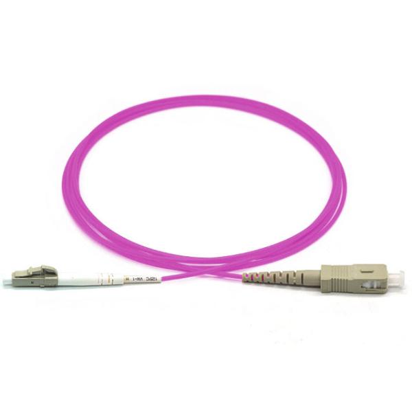 LSZH / PVC St To Lc Single Mode Fiber Patch Cable IEC ROHS SGS Standard