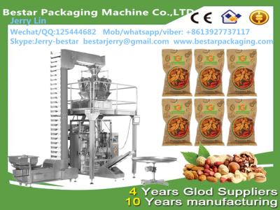 Nut Packaging Machine Bestar packaging multi heads weigher automatic cashew nut packing machine Bestar packaging