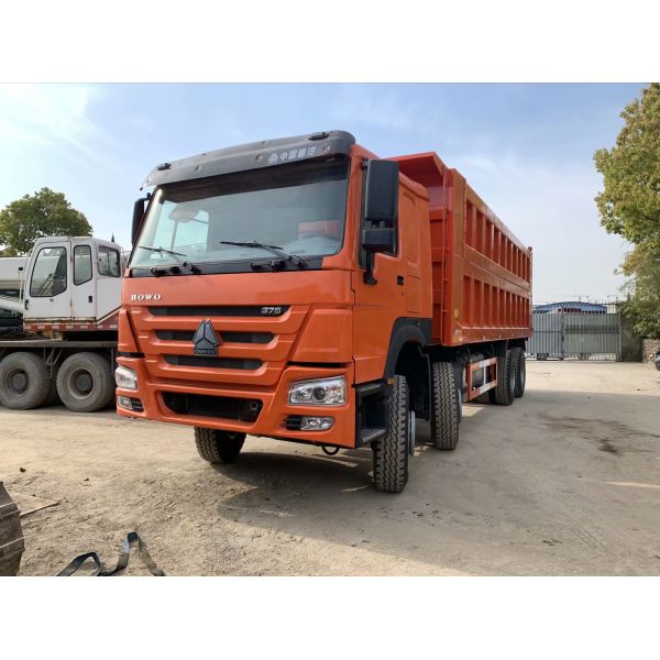 Used HOWO 375 Dump Truck In Excellent Condition / Used 8*4 Dump Truck