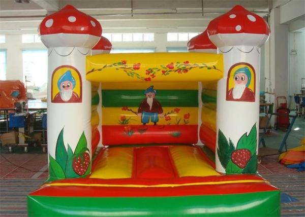 Videur gonflable de champignon, équipement gonflable coloré d'amusement