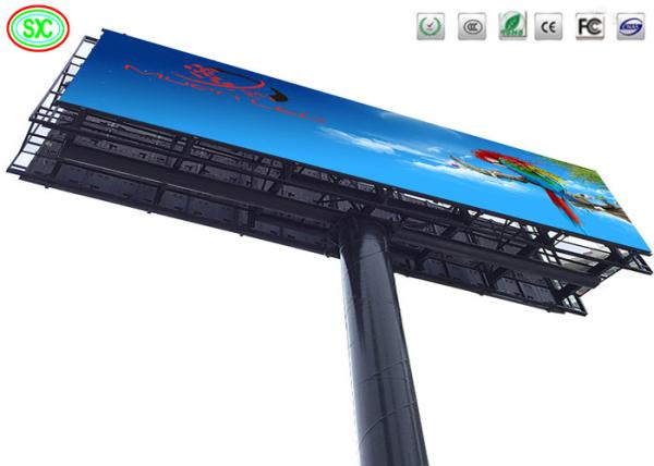 P10 SMD pantalla LED exterior IP65 cartel de color completo 10 mm de tono