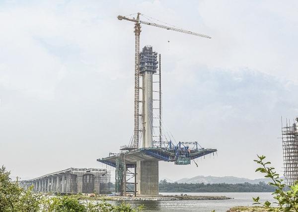 Cor personalizada dos sistemas do molde da ponte da estrutura simples reusabilidade forte