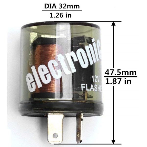 Светосигнализатор приведенный сверхмощного поворотника электронный, 12V 3 прикалывает микро- чередуя светосигнализатор приведенный