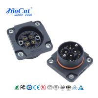 Jbocnt Group's new patented electric vehicle battery swap cabinet stacking connector IP68 electric vehicle battery replacement connector with guide pins for quick plugging and unplugging