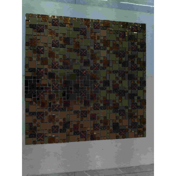 Mosaicos de cristal de piedra de color mixto de vidrio de 30x30