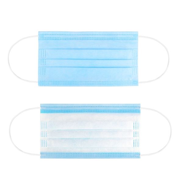 Wholesale Disposable Nonwoven 3ply Face Mask With Meltblown Filter Inside