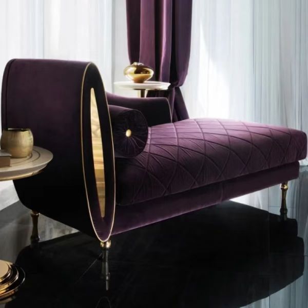 Sala preguiçosa luxuoso acolhedor de Sofa With Seating For Hotel do abrigo de veludo