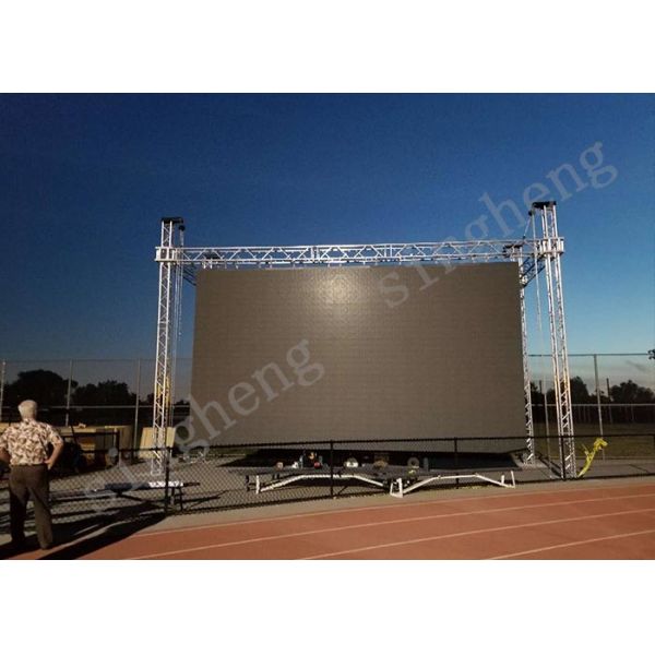 New Structural Jumbo P10 Led Display , Outdoor Led Display Panels Convenient Storage