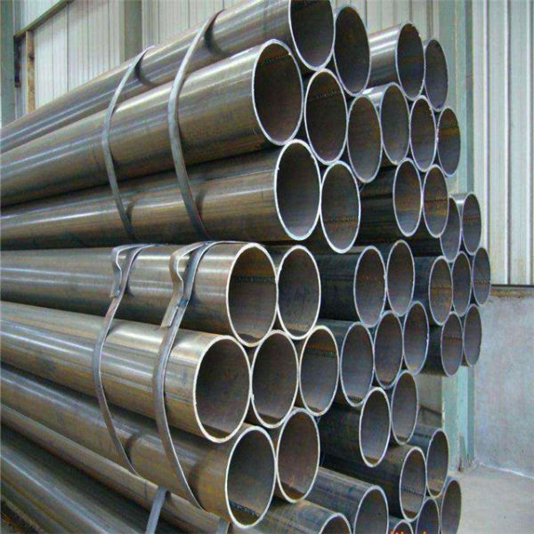 Cylindrical Large Diameter Steel Tube , Oil / Gas Electric Resistance Welded Pipe