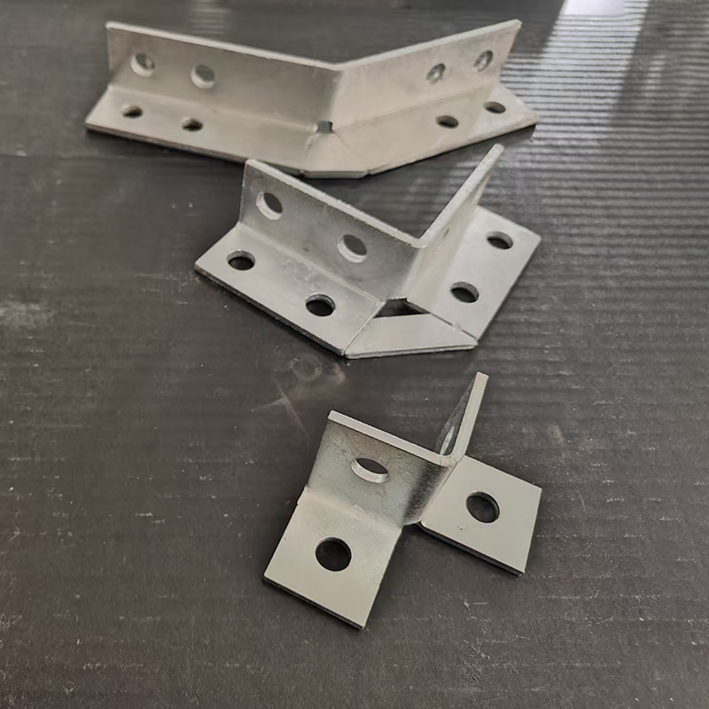 Carbon Steel L Shape Unistrut Corner Bracket Joint Fitting Solar Mount Hardware