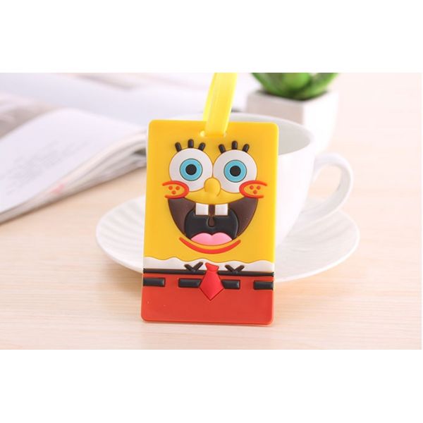 Fashion Custom 3D soft silicone luggage name tag/ rubber bag label tag/ pvc luggage tag