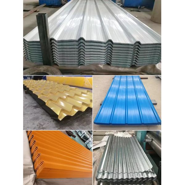 Building Gi Aluminium Galvanized Ppgi Corrugated Steel Roofing Sheets