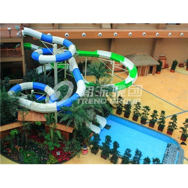 Large durable Custom Water Slides / playground water play equipment