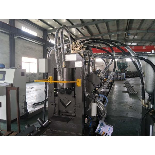 3-In-1 CNC Steel Punching Processing Line For Angle Steel Flat Bar Channel Steel 3 Punches Per Side