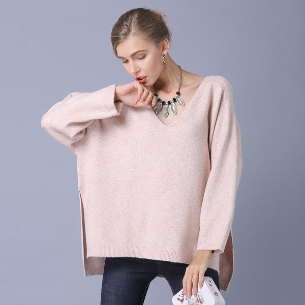Women s Long Sleeve Side slit Top free size with Hand Wash Care Instructions for Spring autumn
