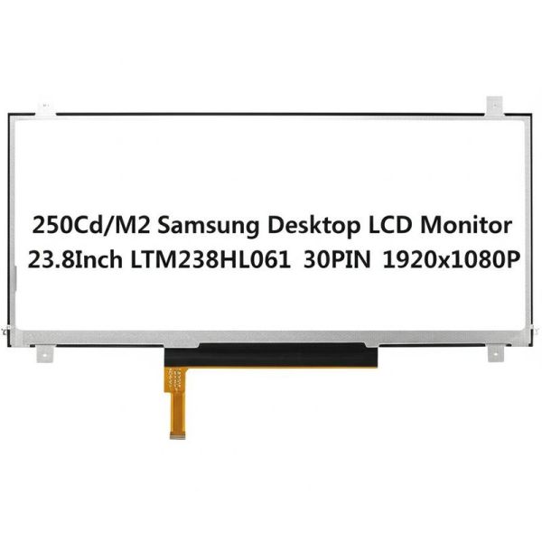 Samsung 23.8Inch Desktop LCD Monitor with 1920x1080P Resolution and 250cd/m2 Brightness