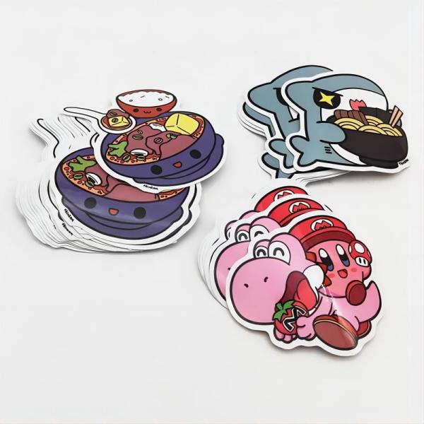 Custom Personalized Adhesive Vinyl Stickers Individual Die Cut Label For Promotion