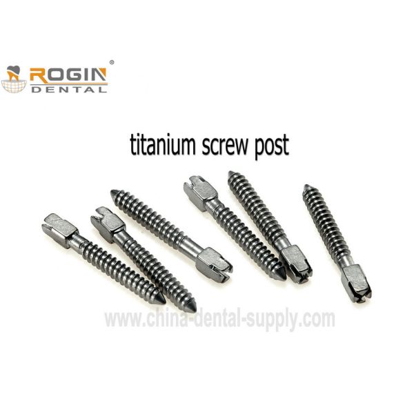 Titanium / Gold Plated Dental Screw Post 120/ 240 Pcs With Refill Screw Posts