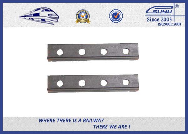 Standard UIC54 Rail Metal Fish Plate For Railway Fastener / Joggled Fish Plate