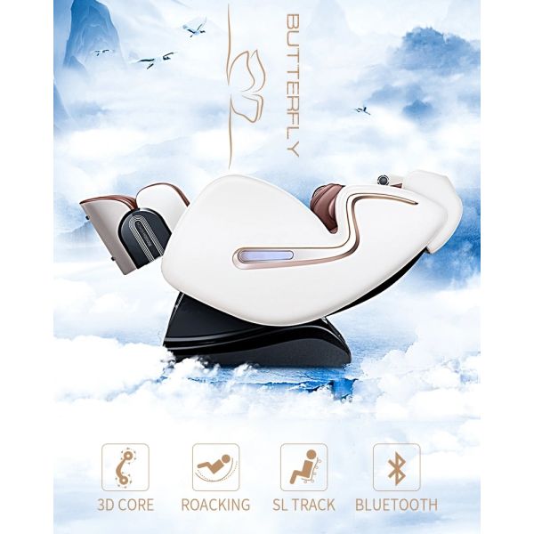 Sl Track Body Scan 3D Massage Chairs SAA Pre Programmed AI  EMS