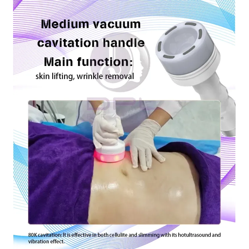 AS94 Rf Vacuum Cavitation System Skin Tightening 6 In 1 80K Ultrasound Cavitation Reducir La Grasa Cellulite Removal
