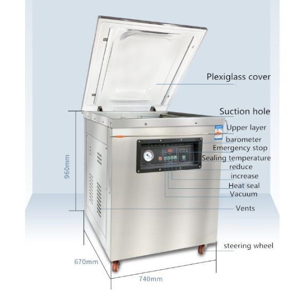 Automatic Grade Automatic DZ-400/2E Vacuum Packaging Machine for Food Preservation