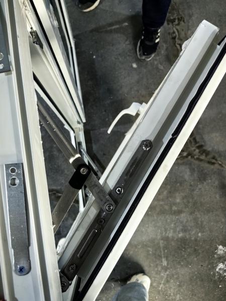 French Style White Frame Upvc Glazed Casement Windows