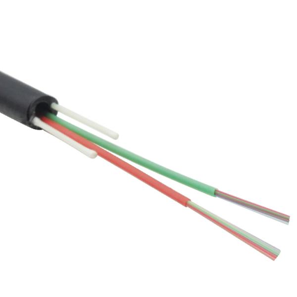 12 Core 24 Core Fiber Optic Cable With Two Loose Tube FRP LSZH Sheath