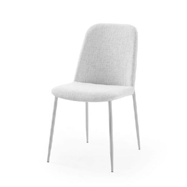 Multiscene Modern Fabric Dining Chairs , Indoor Dining Side Chairs Upholstered