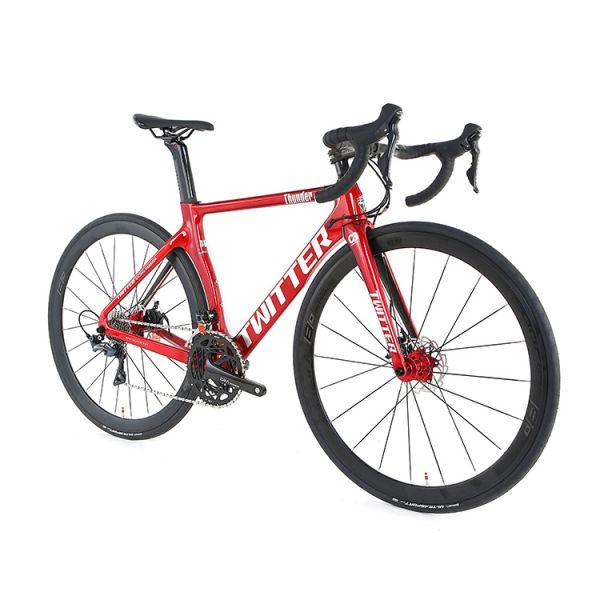 Cadre en fibre de carbone Vélo routier 22 vitesses Vélo pour hommes 700c 25c Cycle Matériau de fourche en alliage d'aluminium