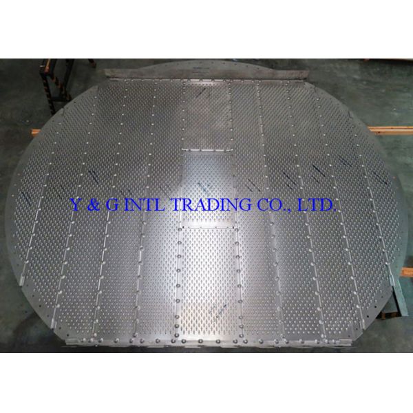 High Productiom Capacity Fixed Valve Tray Stainless Steel Material