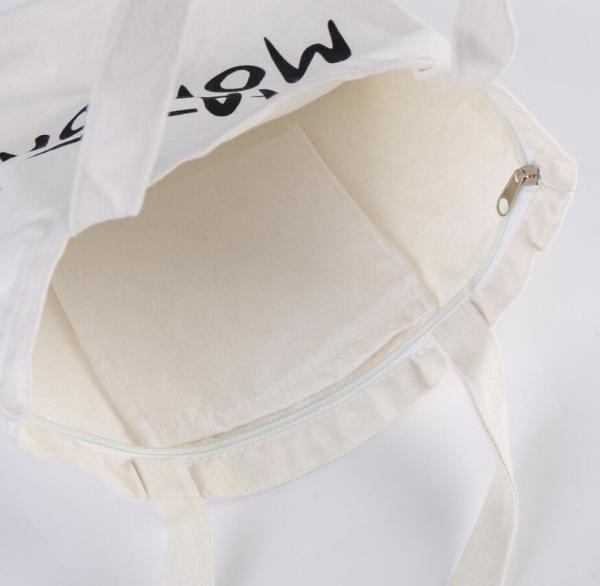 shopping cotton bag reusable shopping bag pure cotton large capacity