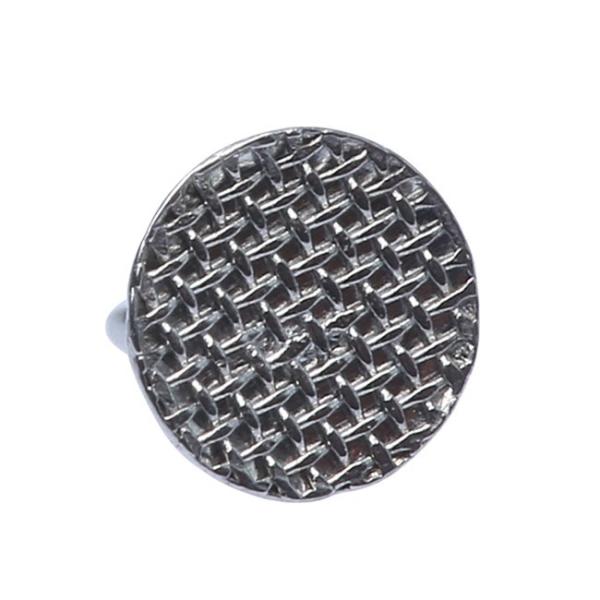 MFDS Certifié Orthodontie dentaire Micro Direct Bond Lingual Button Base de maille ronde liable pour un port confortable
