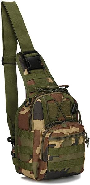 Tactical Shoulder Sling Bag Small Outdoor Chest Pack For Men Traveling, Trekking, Camping, Rover Sling Daypack