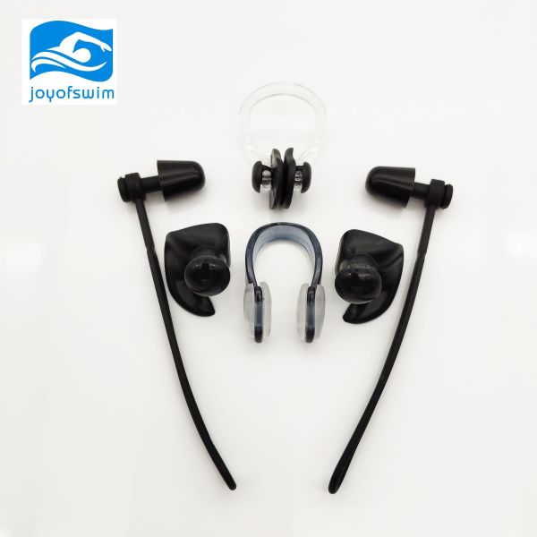 Soundproof Reusable Silicone Swimming Nose Clip And Ear Plugs For Professional