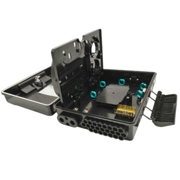 24Port Fiber Optic Enclosure Wall Mount / Pole Mount APC / UPC FTTB