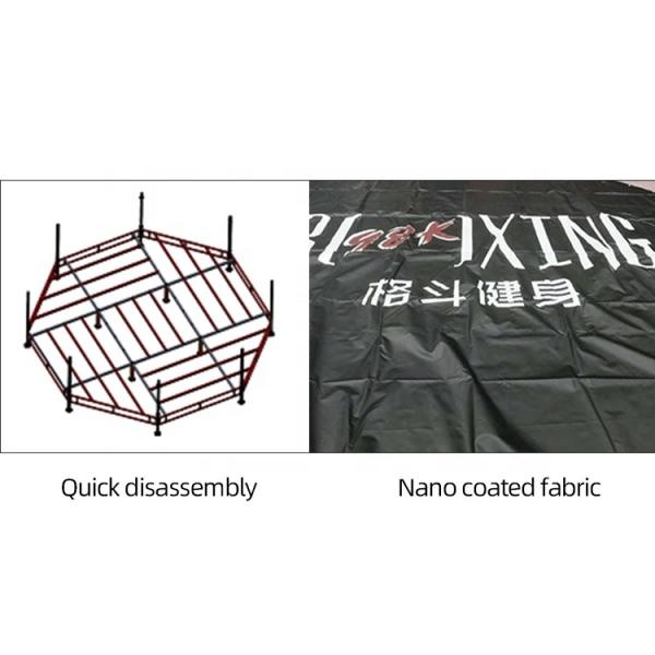 30-100cm Platform MMA Training Cage 22FT Martial Arts Cage