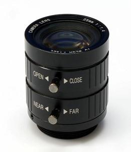 10MP 25mm HD Industrial Camera Fixed Manual IRIS Focus Zoom Lens C Mount CCTV Lens for CCTV Camera or Industrial Cam
