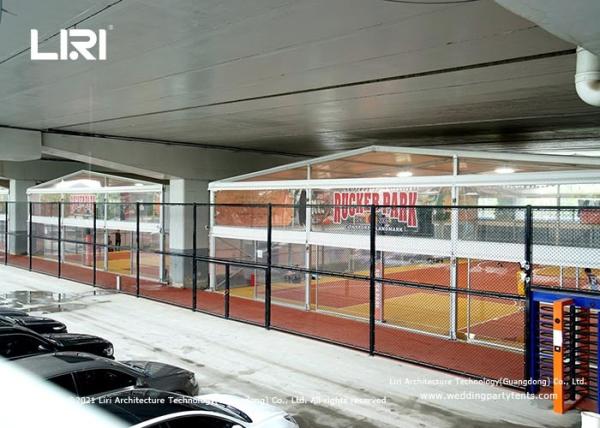 Transparent 18x25 Indoor Basketball Court Tent With Clear PVC Fabric