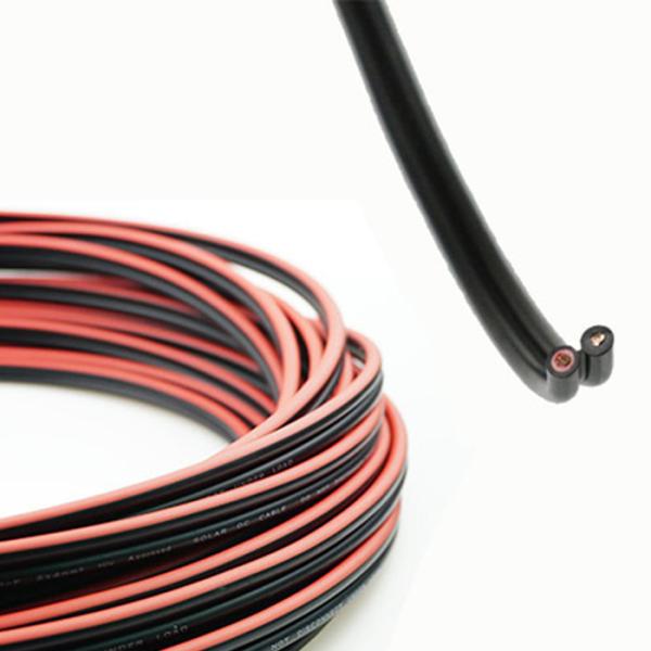 Cable solar aislado doble de la base gemela, funcionamiento resistente al fuego del cable de 6m m Dual Core