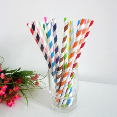 2016 hot sale colorful drinking paper straws Supplier