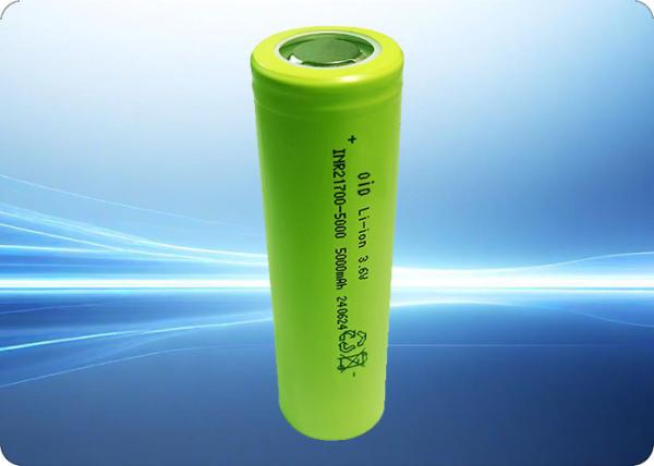 Batterie personnalisée 21700 3.6V 5000mAh Batterie Li-Ion 35A Décharge 500 cycles