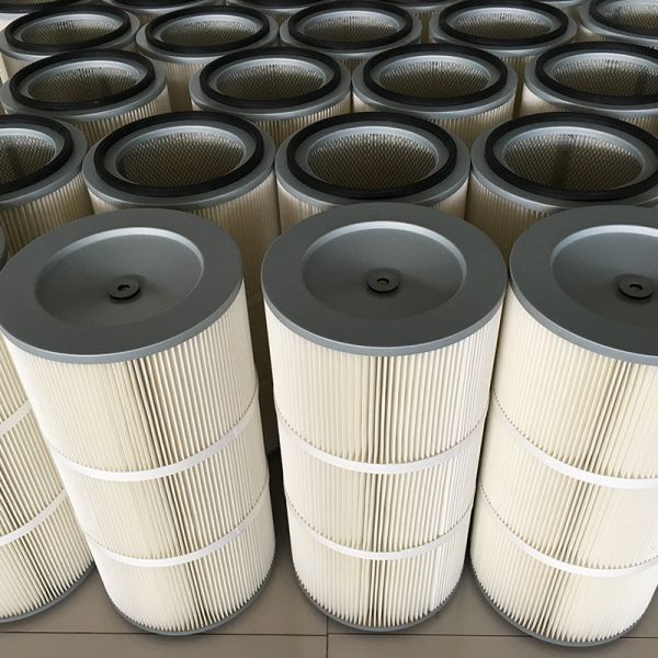 Quick Release Dust Filter Cartridge Six Ears For Industrial Dust Removal Sand Blasting