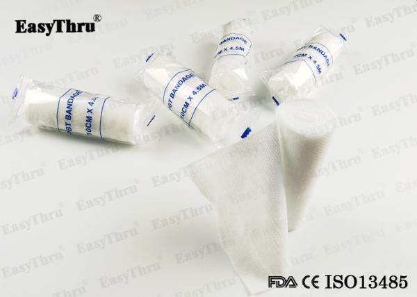 10x4,5cm PBT Bandagem Médica fita branca elástica para curativo de feridas
