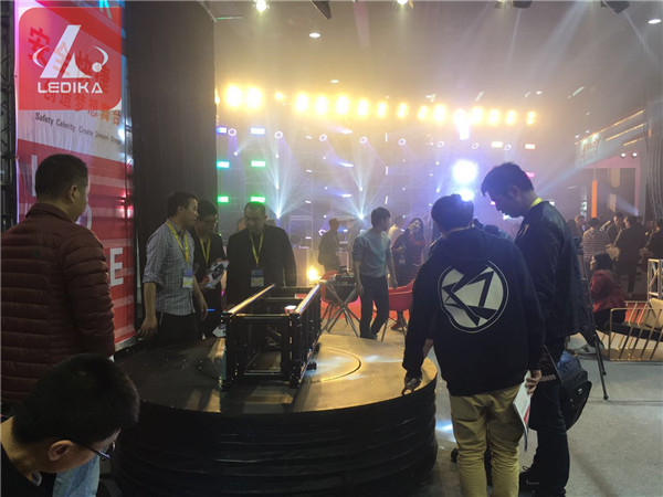 Rotating Mechanical Staging Platform Q195 Steel Aluminum Stage Platform