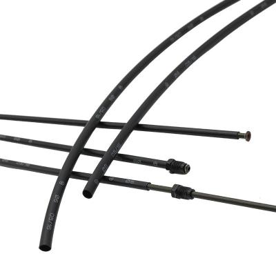 tubulação adesiva do psiquiatra do calor da parede dupla do preto 2X de 6mm para a proteção automotivo da tubulação de óleo